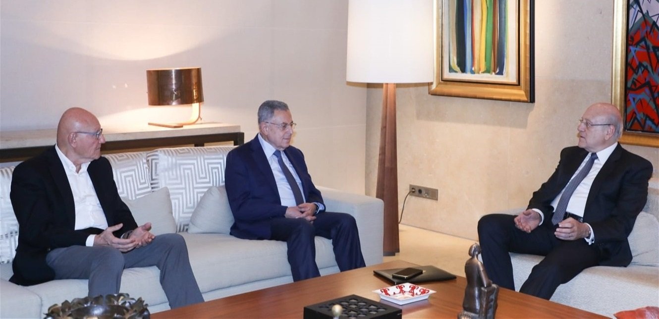 اجتماع الرؤساء ميقاتي والسنيورة وسلام : ينادي برئيس حكيم وحكومة تتمتع بالصدقية