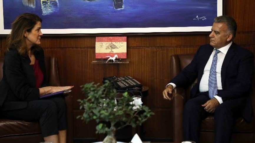 اللواء ابراهيم يلتقي السفيرة شيا