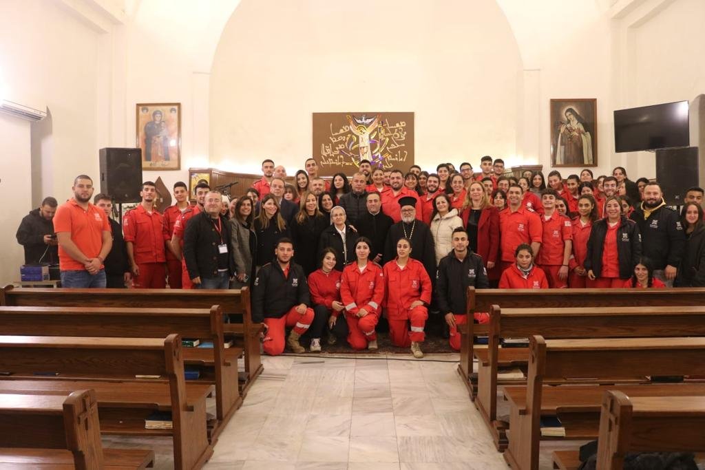 ريستال ميلادي لشبيبة كاريتاس لبنان في أميون بعنوان” بميلادك …. بتكبر المحبة”