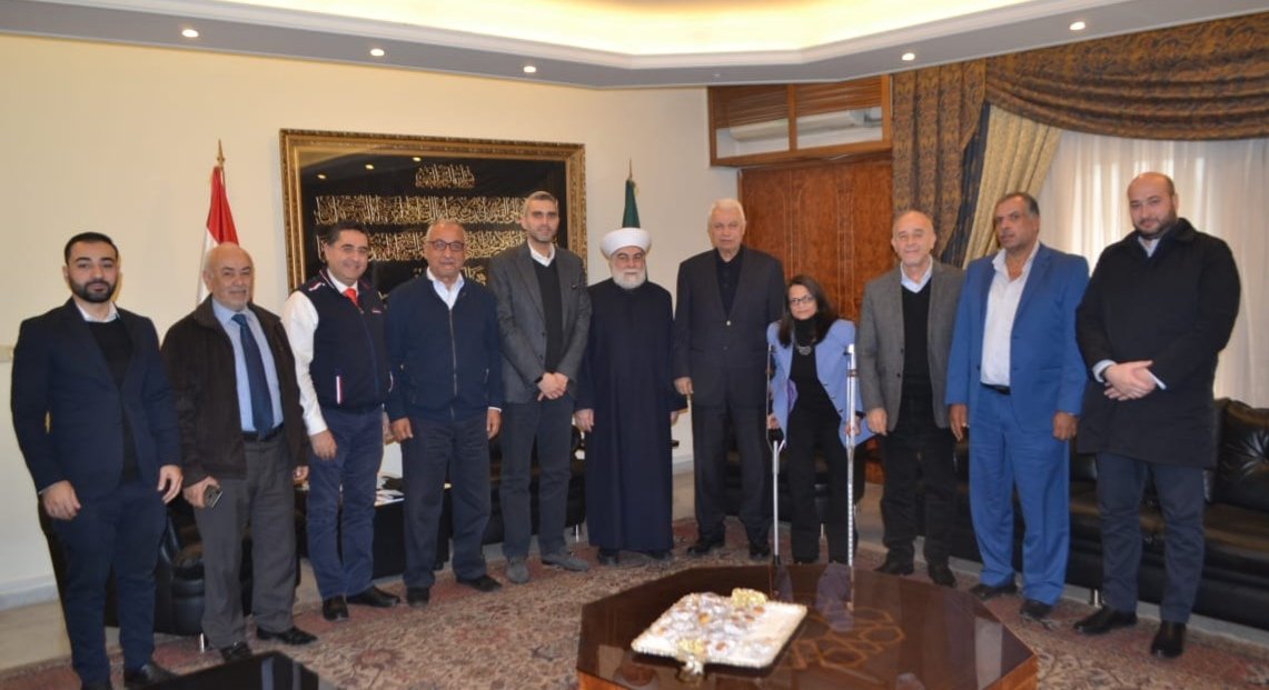 قمرالدين هنأ المفتي إمام على رأس وفد من مجلس بلدية طرابلس