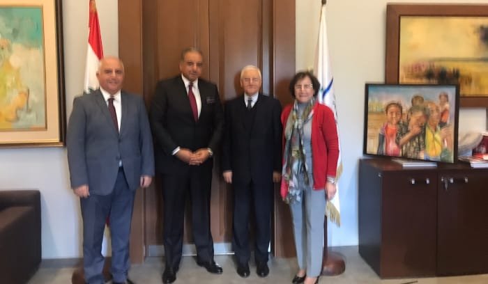 مرتضى استقبل زريق بحضور ساسين