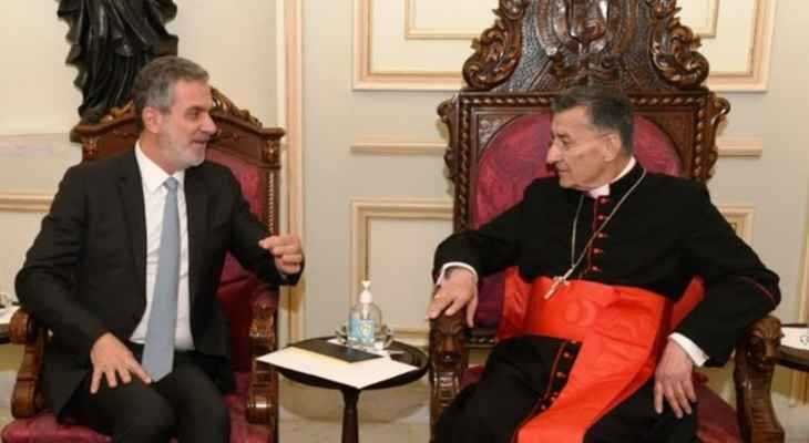 الراعي يلتقي نصّار: بكركي ليست منبراً لاطلاق المواقف السياسية