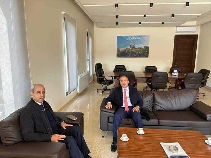 اللواء الخير يزور بلدية مجدل عنجر و يبحث مع ياسين في بناء قنوات لتصريف المياه في منطقة المسيل