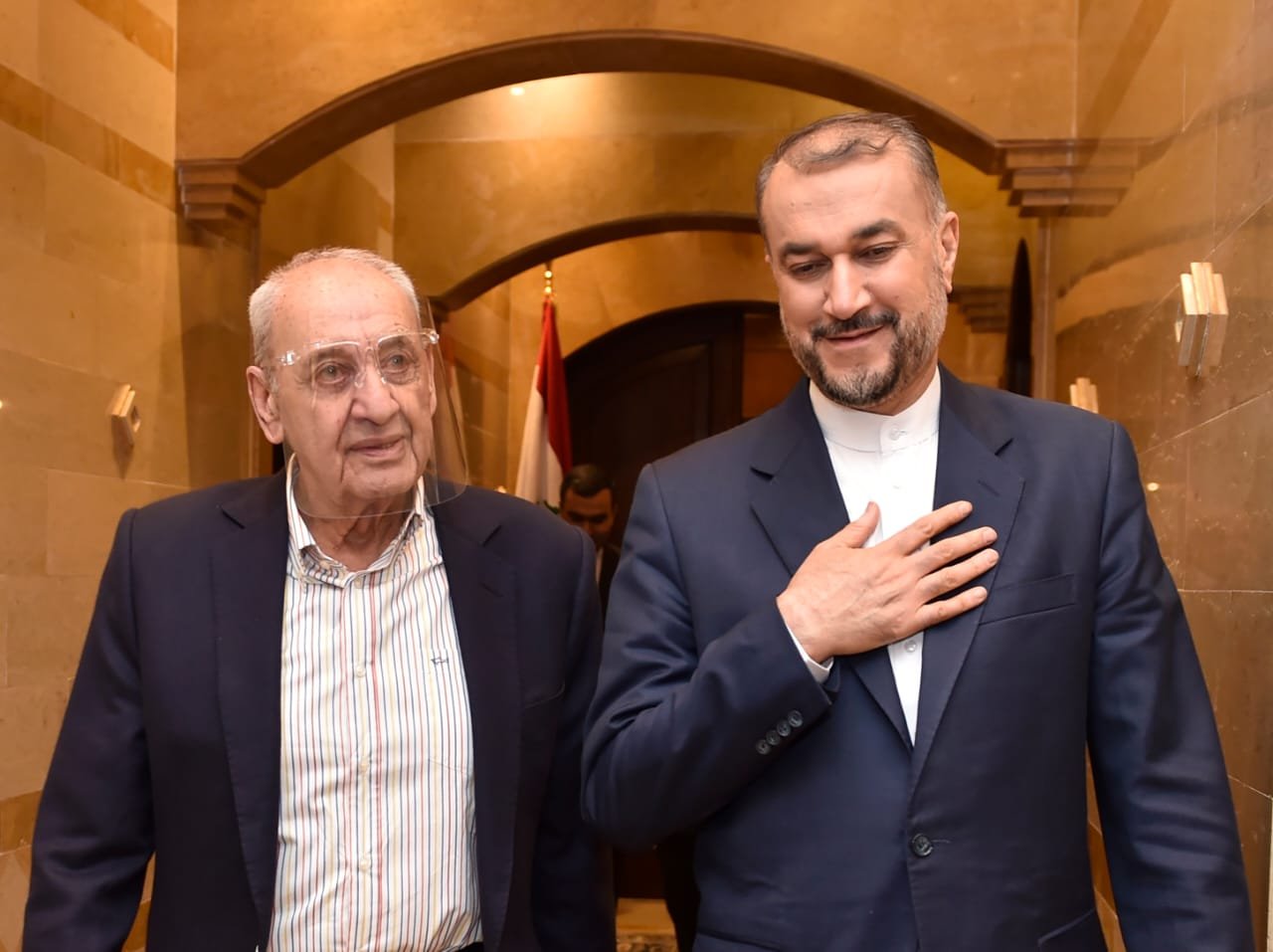 عبد اللهيان والعماد عون في عين التينة