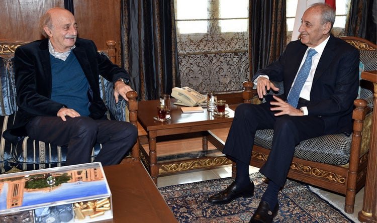 جنبلاط مجددا الى عين التينة در