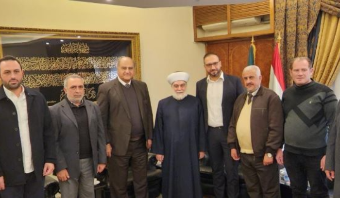 المفتي إمام استقبل وفدا من “الوطني الحر” مهنئا