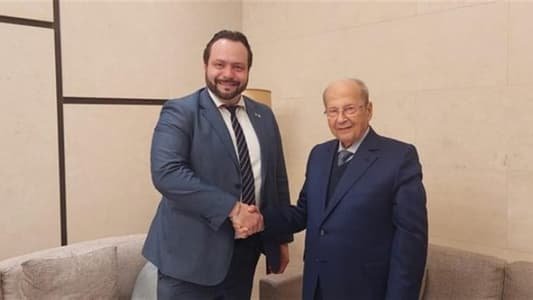 الرئيس عون التقى نائبا في البرلمان الأوروبي