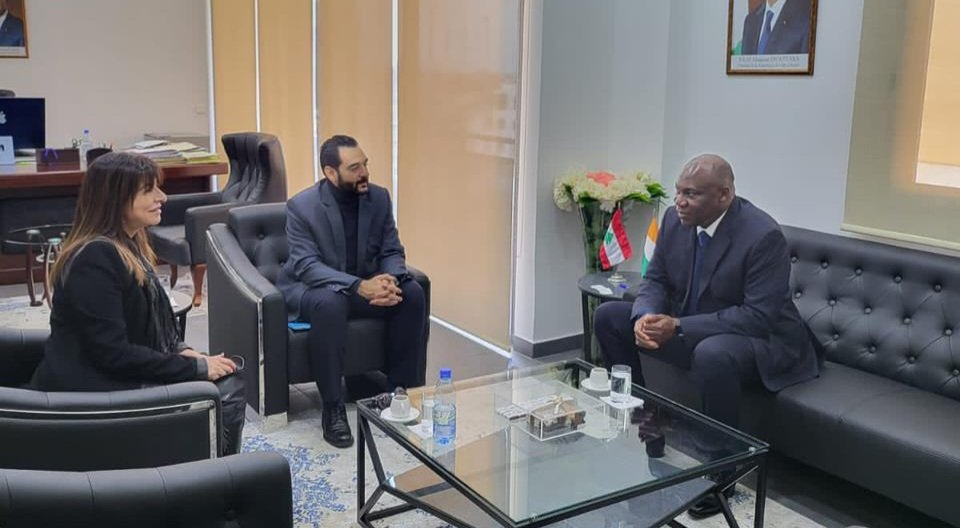 سفير ساحل العاج في لبنان استقبل أبو حيدر