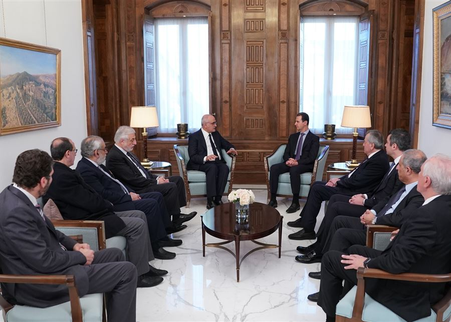 وفد نيابي لبناني يلتقي الأسد وعرنوس والمقداد