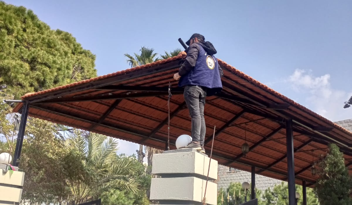 جمعية مرعي تؤهل الانارة في محيط مسجد البترون