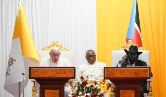 البابا فرنسيس من جنوب السودان: لا مزيد من إراقة الدماء ولا مزيد من النزاعات