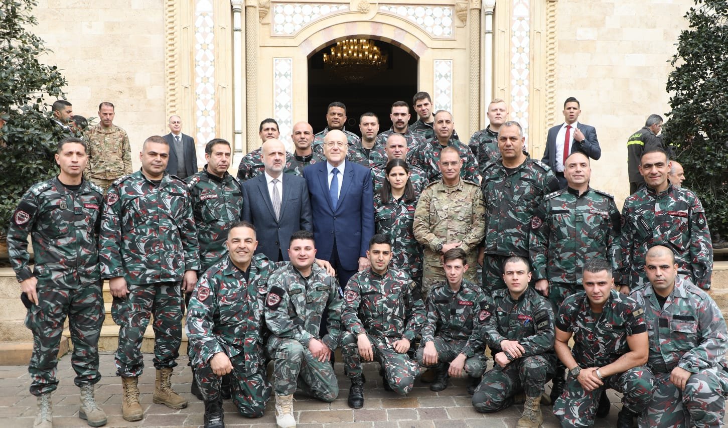 ميقاتي مستقبلا فرق المساندة في تركيا وسوريا :أملنا أن نبقى متضامنين  ليس فقط في الازمات بل في كل الاوقات