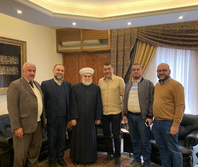 المفتي إمام يستقبل المهندس مصطفى فخر الدين