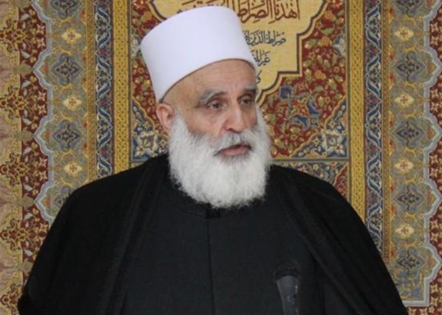 شيخ العقل اتصل بميقاتي مثمناً تفهمه ومستهجناً تذكية الخطاب الطائفي