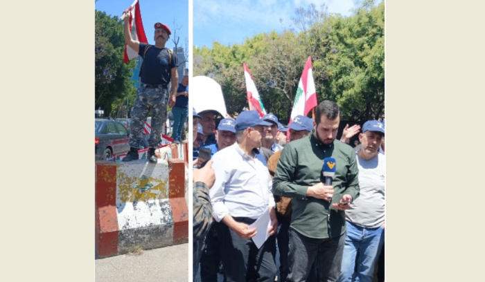 اعتصام لحراك المؤهلين المتقاعدين أمام الداخلية للمطالبة بحقهم في المحروقات ووفد منهم قابل مولوي