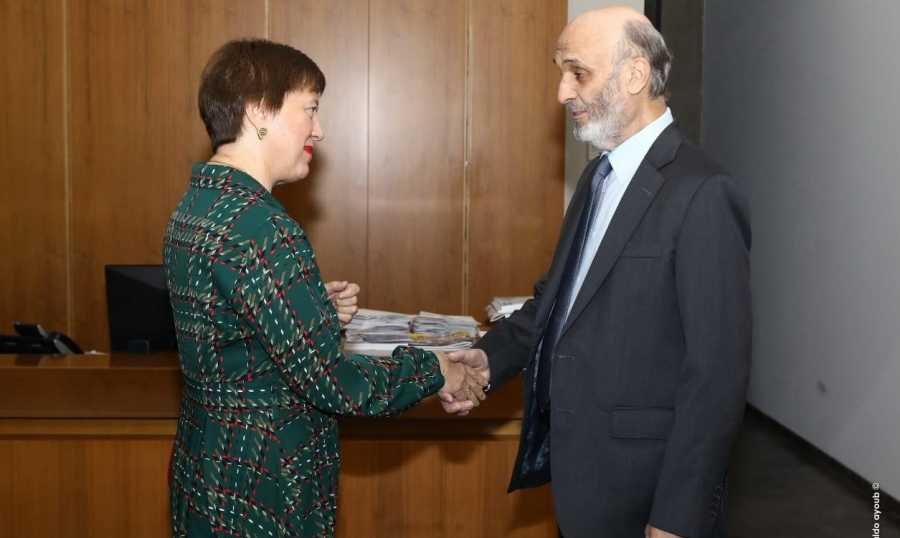 جعجع التقى فرونتسكا