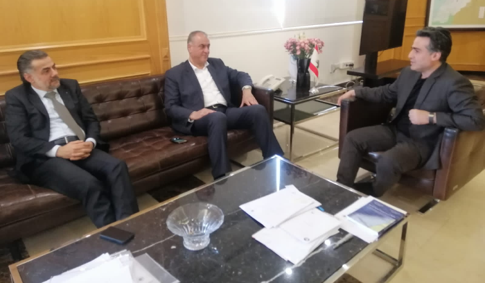 حمية عرض مع سليمان والصمد التطورات وشؤونا إنمائية