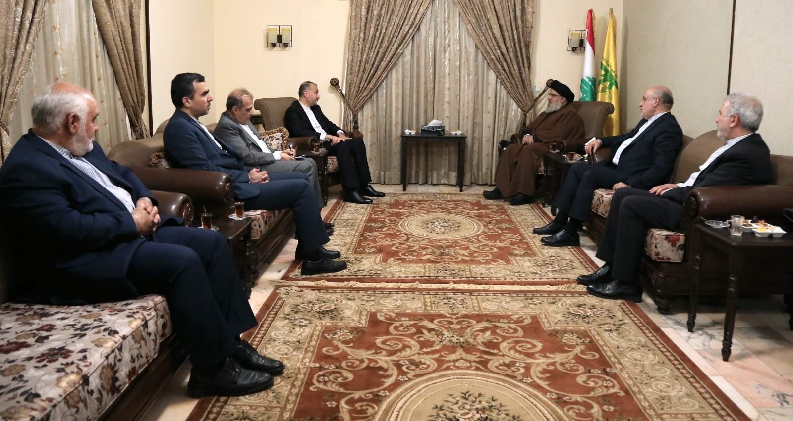 نصر الله استقبل وزير الخارجية الايراني والبحث تناول آخر ‏التطورات