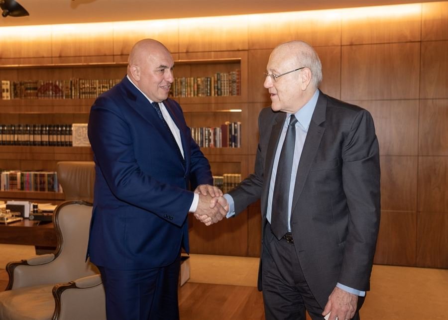 ميقاتي يلتقي وزير الدفاع الإيطالي