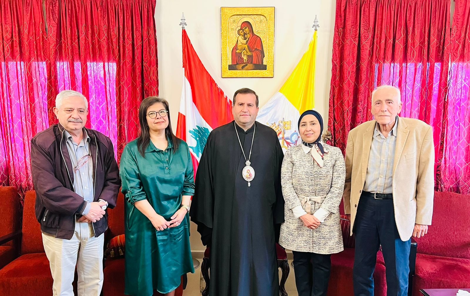 “اللبناني للعدالة” زار سويف وضاهر مهنئاً بالأعياد