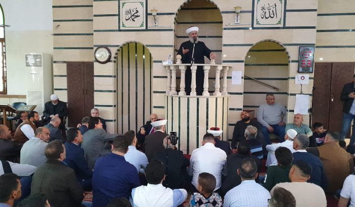 مفتي عكار أدى صلاة العيد في مسجد حلبا الكبير وصلاة الجمعة في مسجد فنيدق الكبير وتشديد على إنهاء الشغور الرئاسي