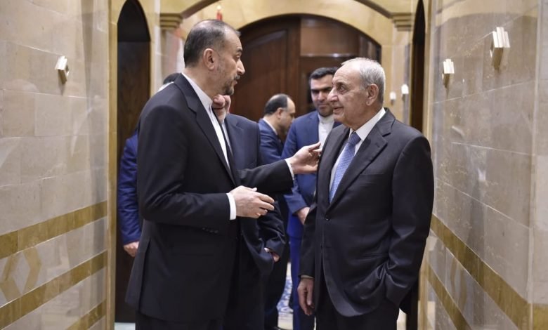 بري استقبل عبد اللهيان