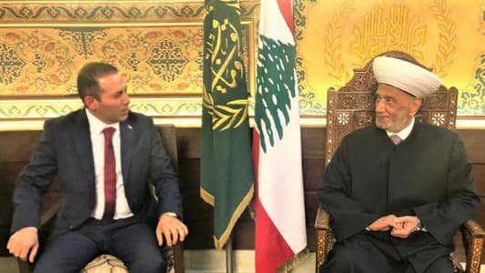 دريان بحث مع زواره في الاوضاع العامة: اعتداء العدو الإسرائيلي على الشعب الفلسطيني إجرام ضد الإنسانية