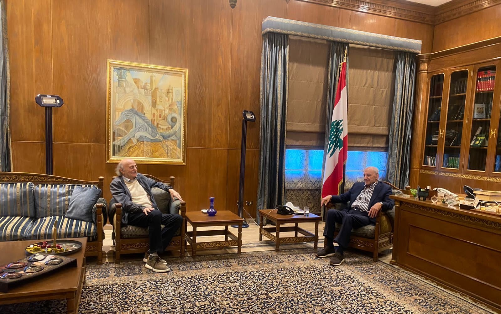 جنلاط بعد لقائه بري: لا بد من التشاور لفتح افاق الاستحقاق الرئاسي