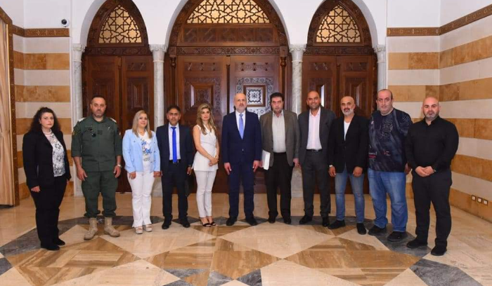 البعريني على رأس وفد بلدي عند المولوي باحثا في حقوق موظفي البلديات وانصافها في مشاريع القوانين الصادرة عن الداخلية