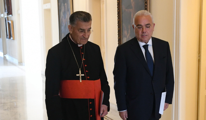 سكاف من بكركي :  لا ترابط ولا تنسيق بيني وبين بو صعب وفي الوقت عينه لا تنافس