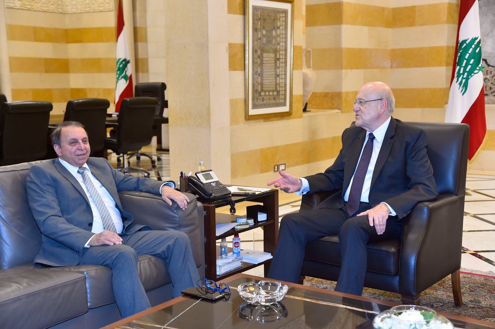 ميقاتي التقى شرف الدين