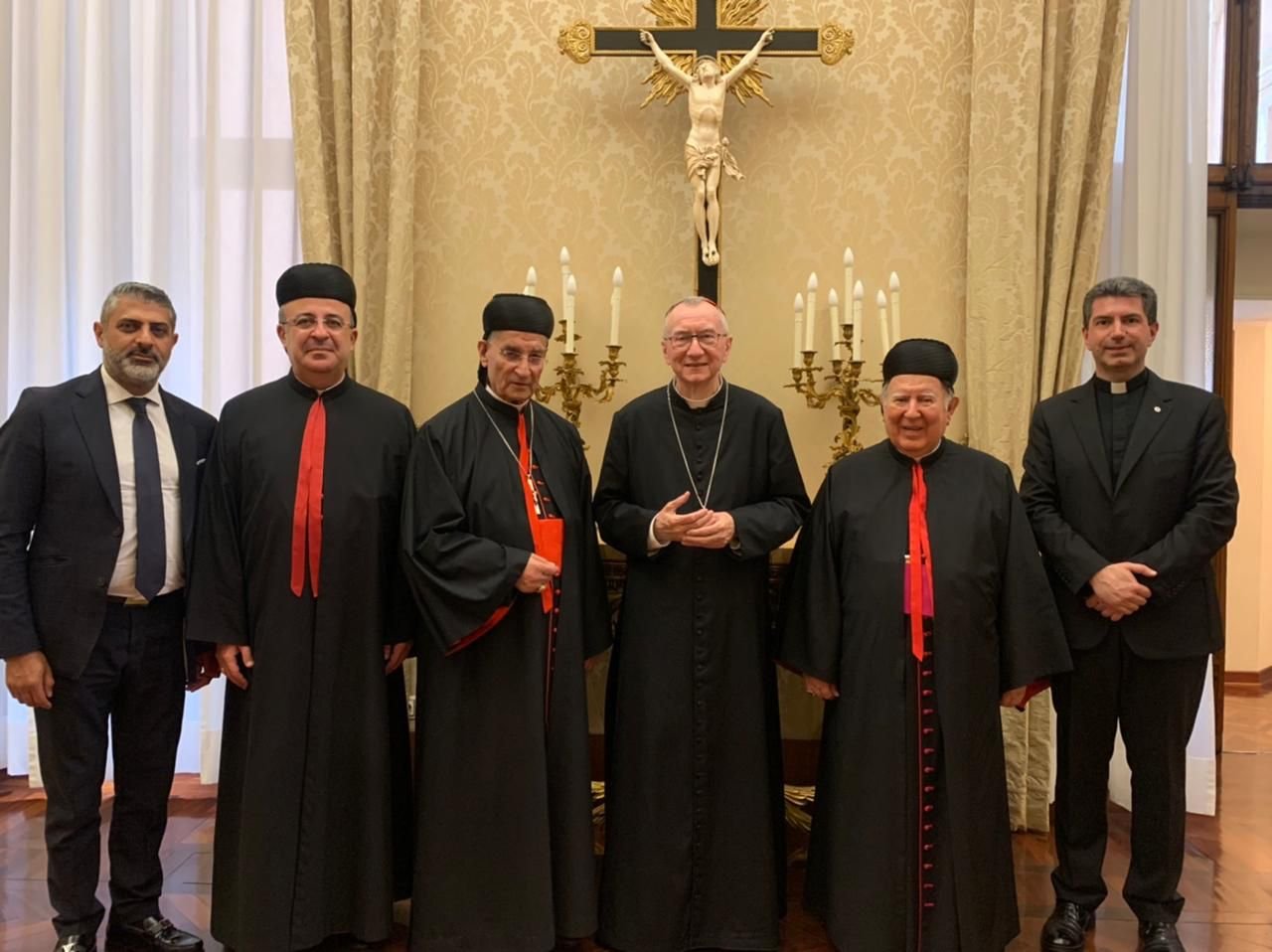 الراعي يلتقي امين سر دولة الفاتيكان