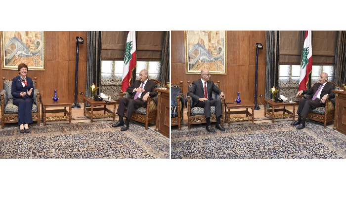 بري عرض المستجدات مع المنسقة الخاصة للأمم المتحدة واستقبل السفيردندن