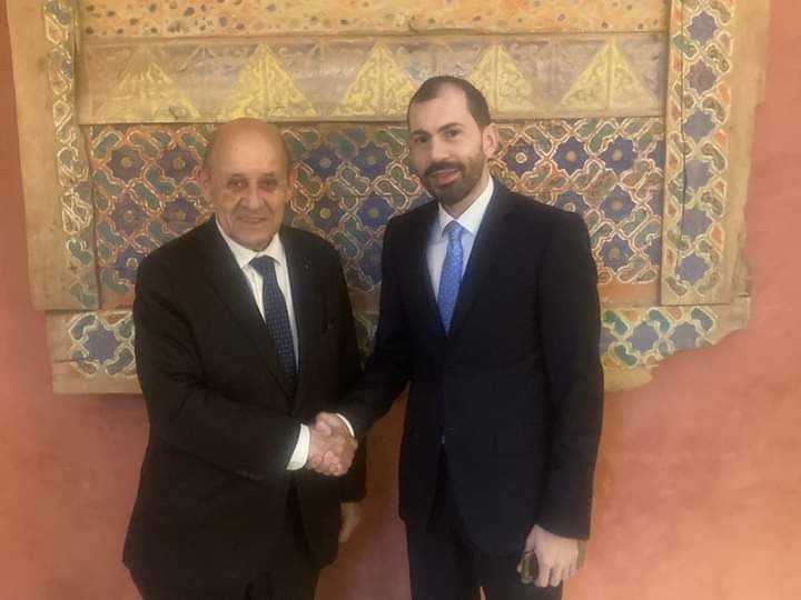 ممثل الاعتدال الوطني التقى لودوريان