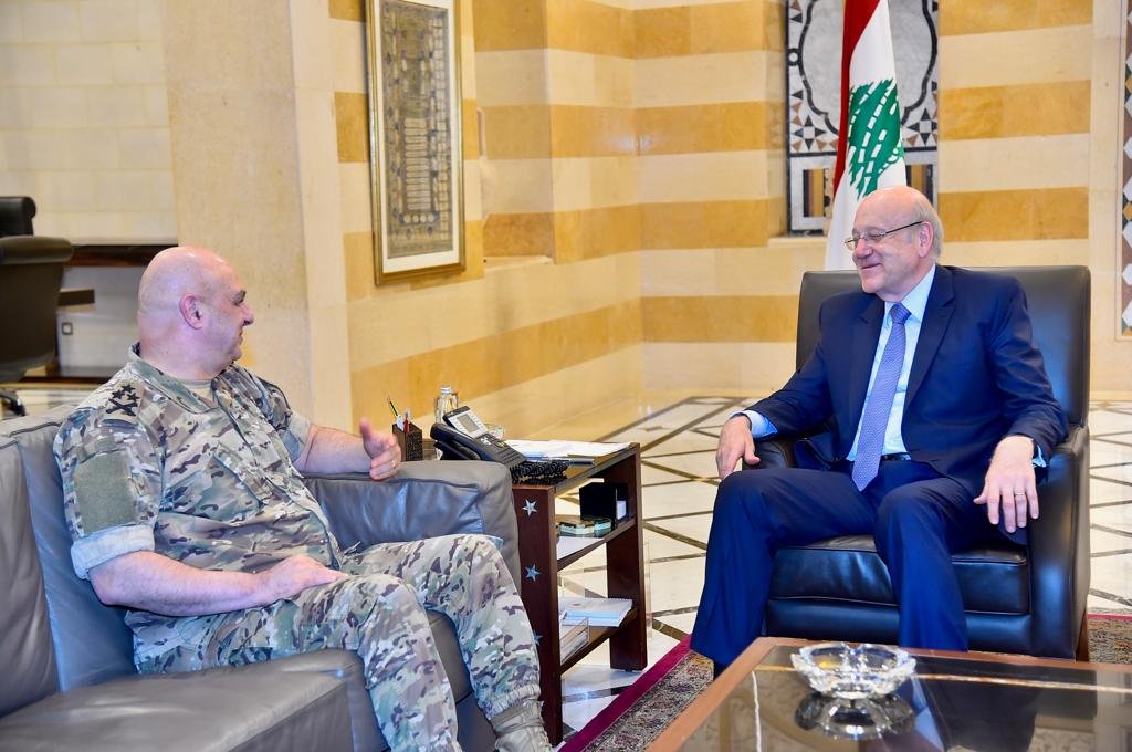 ميقاتي التقى قائد الجيش