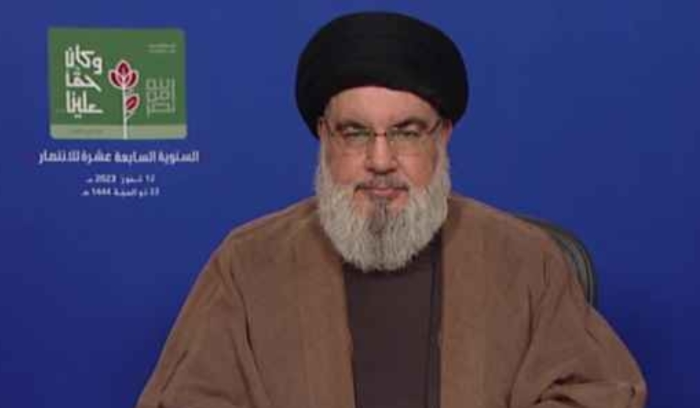 (*) نصر الله: لا نريد الاستفادة من فائض القوة لفرض آراء سياسية وسلاح المقاومة هو لحماية لبنان