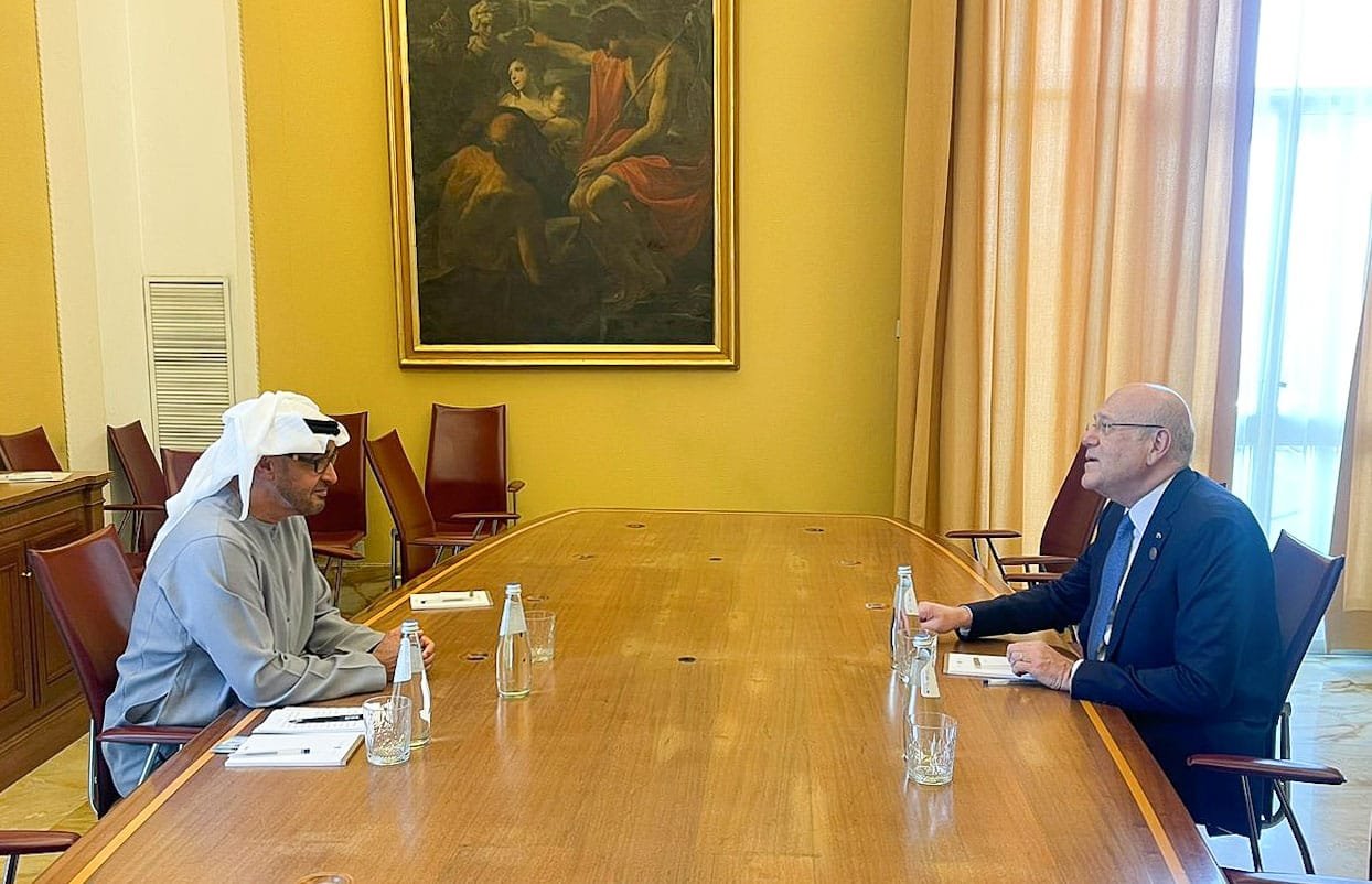 ميقاتي يلتقي رئيس دولة الإمارات