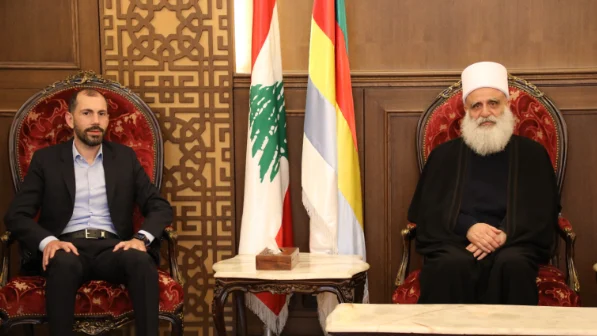 شيخ العقل التقى الخير ومدير المخابرات