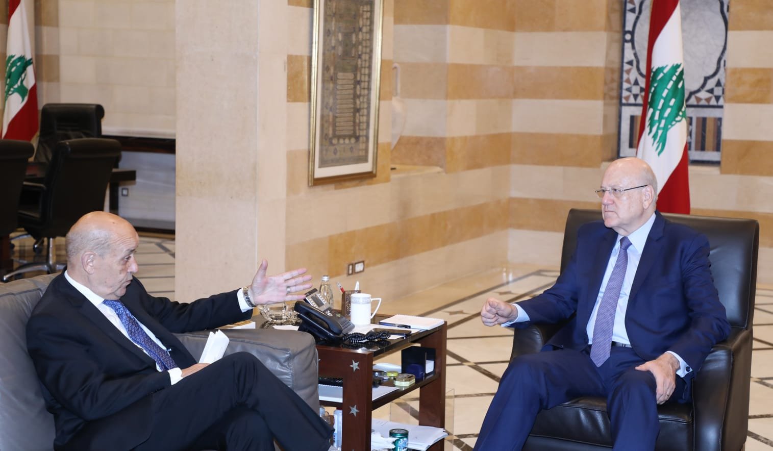 زار بري واتصل بميقاتي: لودوريان إيجابي ولا يحسم  اي توجه