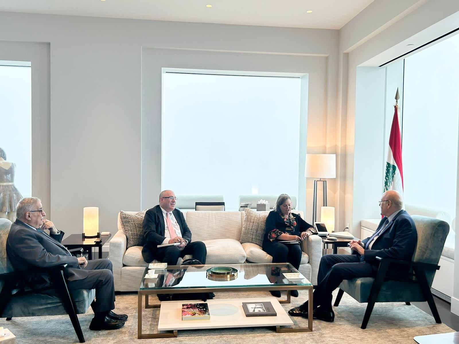 ميقاتي يبدأ جولة لقاءاته في نييورك