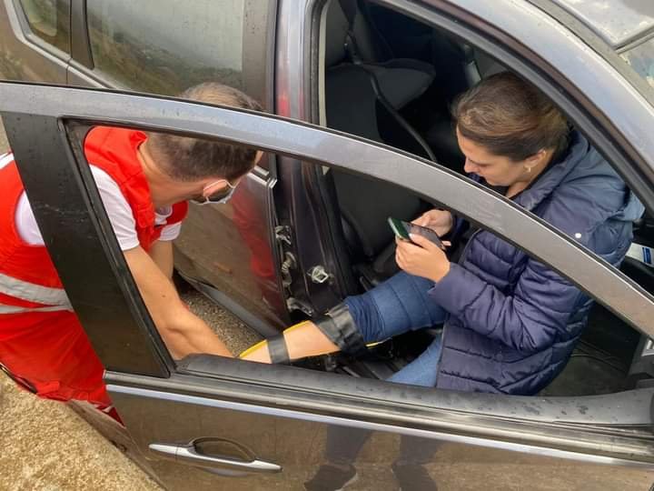 ريما حمدان تتعرض لحادث سير