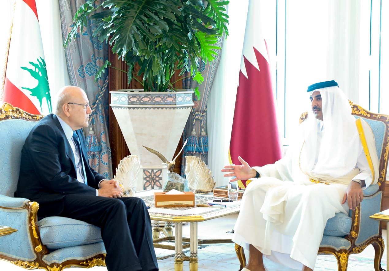 ميقاتي في حضرة امير قطر