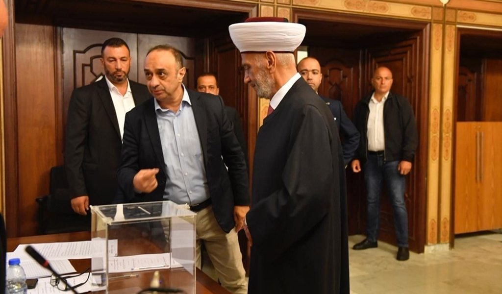 دريان أعلن نتائج انتخابات الشرعي وصادق عليها