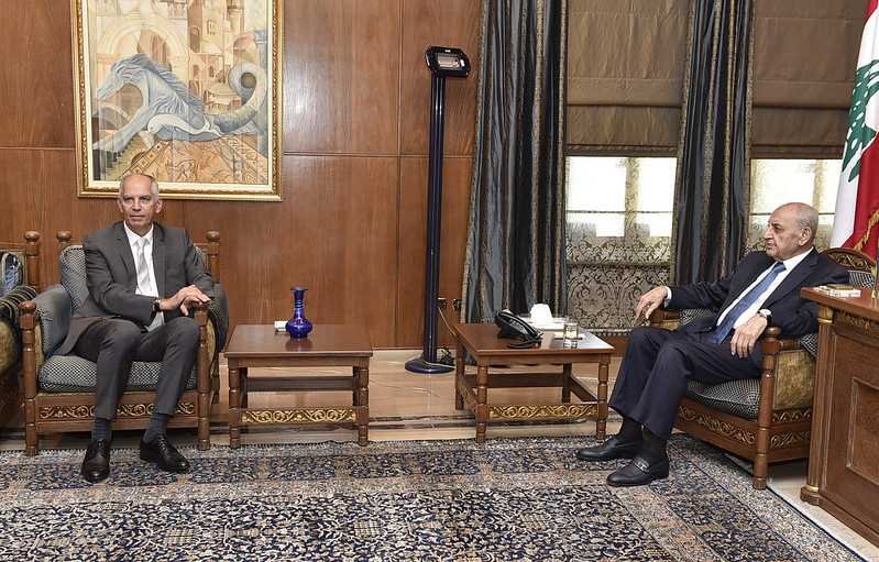 بري عرض التطورات مع ماغرو كما استقبل الحوت ورئيس بلدية صيدا