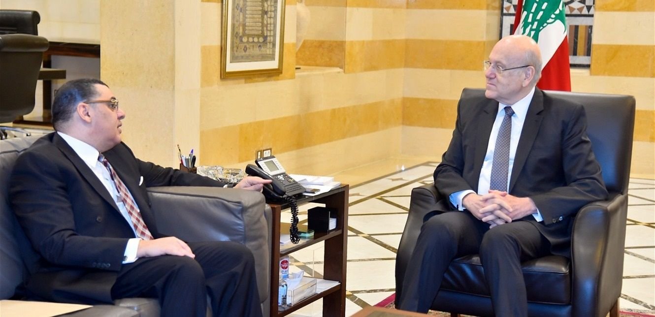 ميقاتي اجتمع مع بو حبيب واستقبل سفير مصر