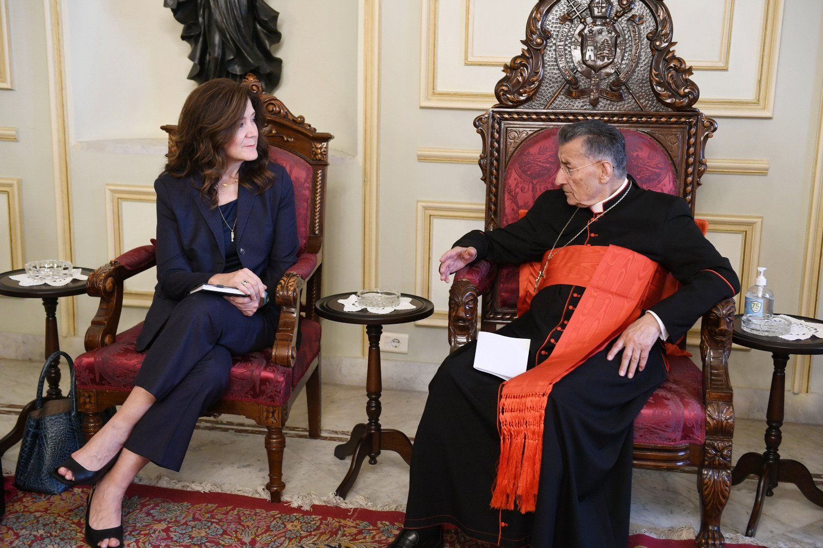 لقاء الراعي – شيا في بكركي: تشديد على استقرار لبنان