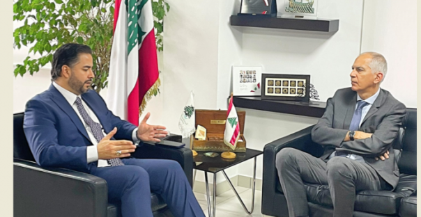 سلام التقى  السفير الفرنسي