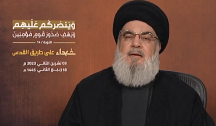 (جزء ثالث) نصر الله للاميركيين: أساطليكم في البحر المتوسط لا تخيفنا ولن تخيفنا في يوم من الايام وأقول لكم أعددنا لها عدتها